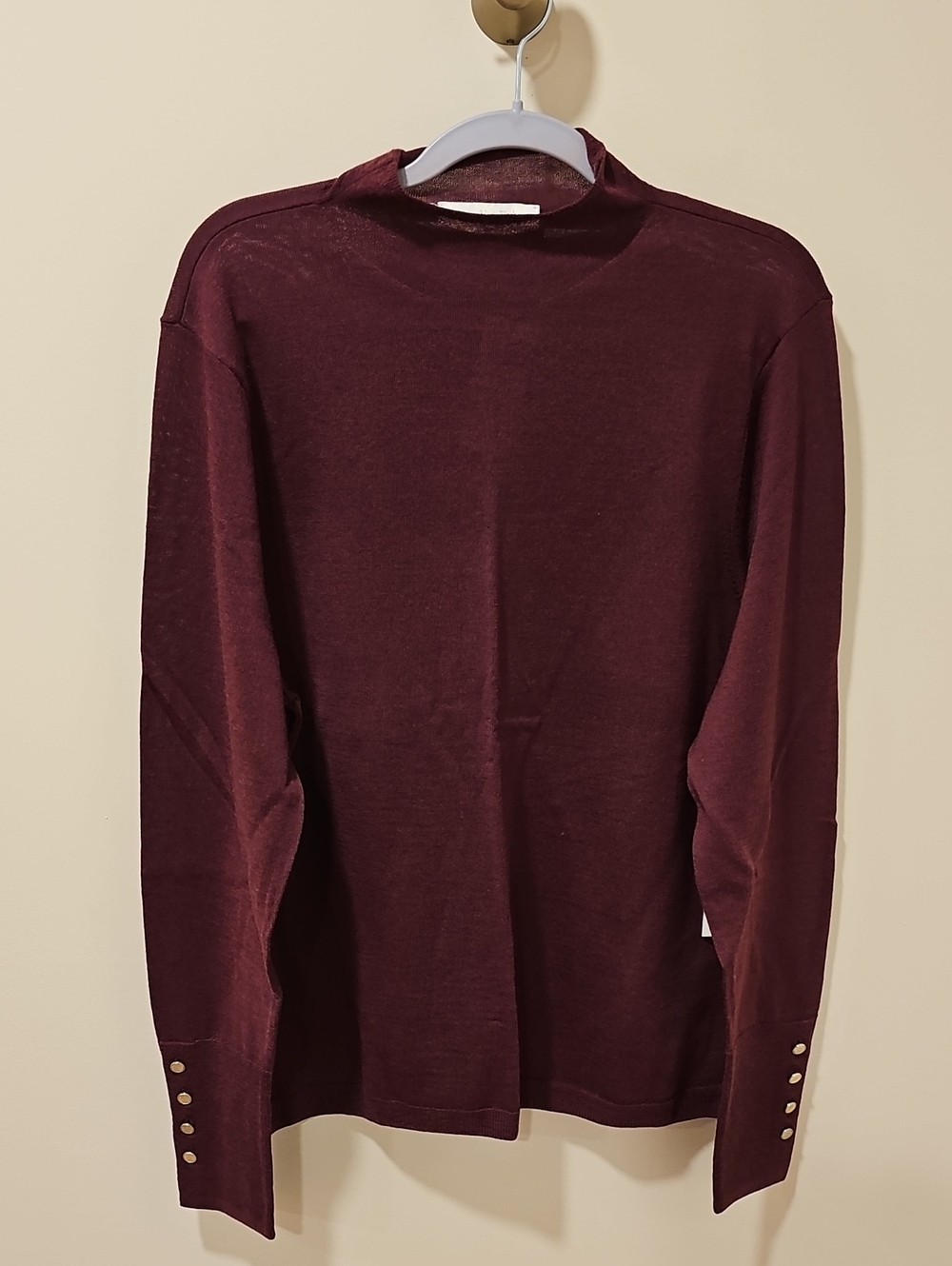 Abercrombie & Fitch Burgundy Cowl Neck Sweater; NWT; Size XXL